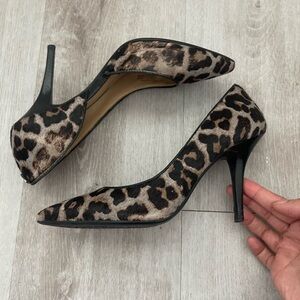 Michael Kors Leopard Print Stiletto Heels